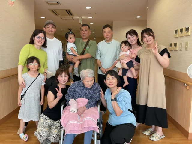 つつじユニットです🌺たくさんのご家族様で面会に来られました🤩#面会#特別養護老人ホーム#特養#加古川さくら園